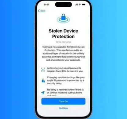 北塔苹果授权维修店分享被盗设备保护功能开启方法 