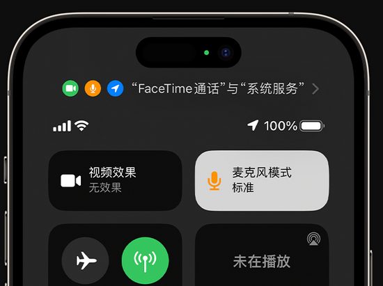 北塔苹果授权维修网点分享iPhone在通话时让你的声音更清晰 