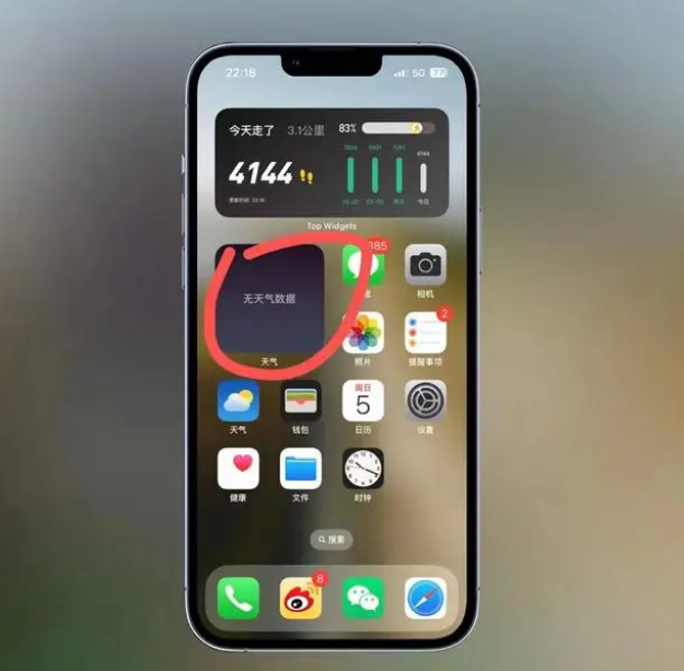 北塔苹果手机维修分享:iOS16主屏幕天气小组件无法正常工作怎么办？ 